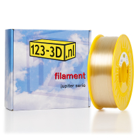 123-3D Filament neutraal/transparant 1,75 mm PLA 1,1 kg (Jupiter serie)  DFP01078