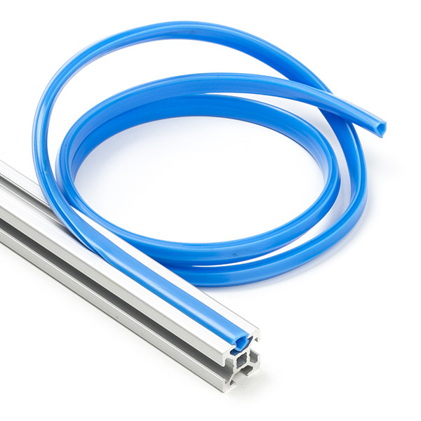 !! INACTIVE !! < Slot cover 6 mm voor 2020 profiel - Blauw (1 meter) DFC00109 - 1