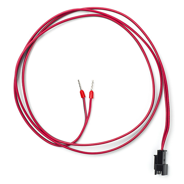 123-3D 2-draads kabel met adereindhulzen en SM connector 100 cm  DAR00112 - 1