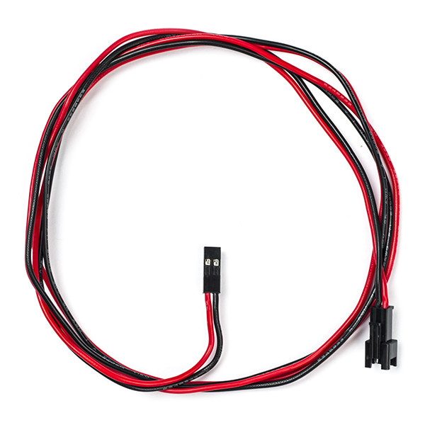 123-3D 2-draads kabel met dupont en SM connector 100 cm  DAR00109 - 1