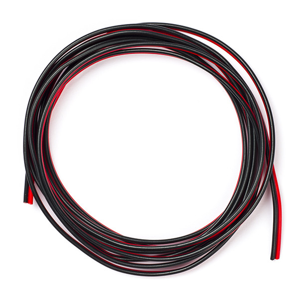 123-3D 2-draads kabel rood / zwart | 2,5 meter  DDK00074 - 1
