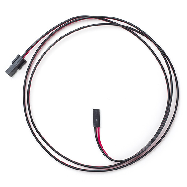 123-3D 2-draads kabel rood / zwart (1 meter met dupont connector) 2WIREA2541 DDK00086 - 1