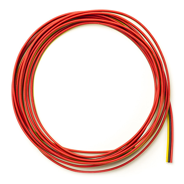123-3D 3-draads kabel rood / zwart / geel (2,5 meter)  DDK00118 - 1