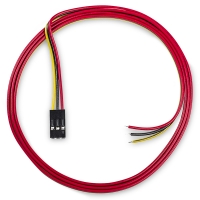123-3D 3-draads kabel rood / zwart / geel met 1 connector (1 meter)  DDK00004