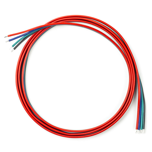 123-3D 4-draads kabel blauw / rood / groen / zwart | 1 meter  DDK00063 - 1