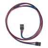 123-3D 4-draads kabel met connectoren (0,7 meter)  DDK00022