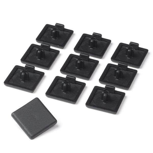 123-3D Afdekkap t.b.v. aluminium profiel 20x20 10 stuks (123-3D huismerk) 091042S05 091332 DFC00108 - 1