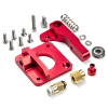 Aluminium MK8 Bowden Extruder Upgrade kit rood rechts