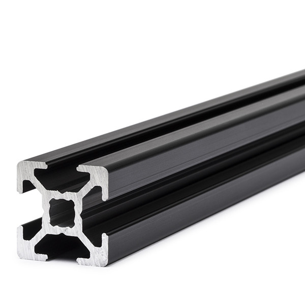 123-3D Aluminium profiel 2020 zwart lengte 1 m (123-3D huismerk) HFSB5-2020-1000 DFC00081 - 1