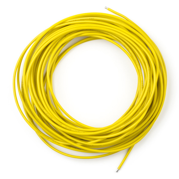 123-3D Draad geel 0,81 mm² max 5A | 10 meter  DDK00145 - 1