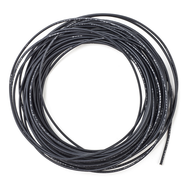 123-3D Draad zwart 0,81 mm² max 5A | 10 meter  DDK00139 - 1
