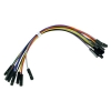 Draadbruggen 1 pin vrouwelijk naar vrouwelijk 15 cm (10 stuks)