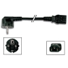 123-3D Euro kabel, CEE 7/7 - C13, 2,5 m EPC025A100 DDK00014