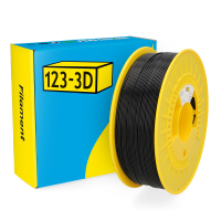 123-3D Filament ASA-FR Zwart 1,75 mm 1 kg  DHM00212