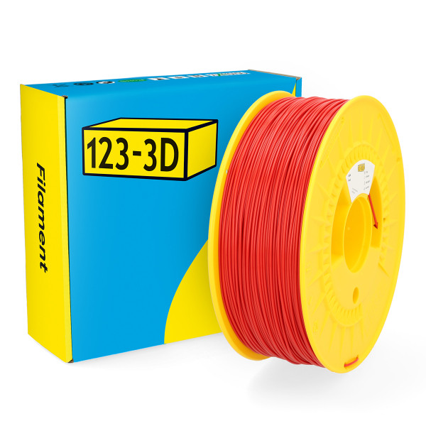 123-3D Filament ASA Rood 1,75 mm 1 kg DHM00158 - 1