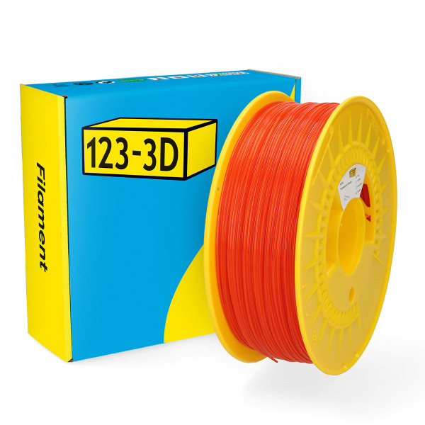 123-3D Filament PCTG Transparant Oranje 1,75 mm 1 kg  DHM00224 - 1
