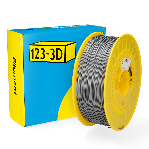 123-3D Filament PCTG Zilver 1,75 mm 1 kg  DHM00227 - 1