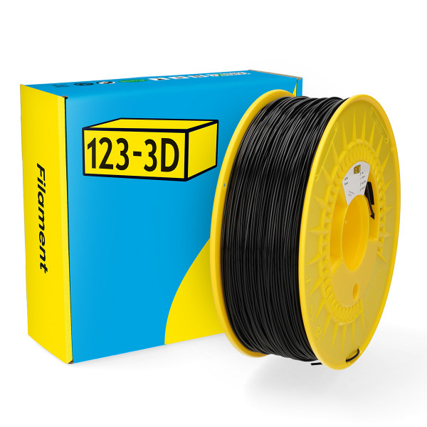 123-3D Filament PCTG Zwart 1,75 mm 1 kg  DHM00233 - 1