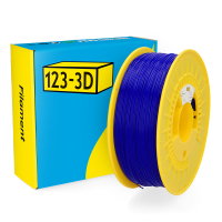 123-3D Filament PC Transparant Blauw 1,75 mm 1 kg  DHM00205