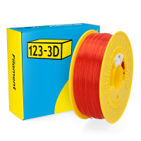 123-3D Filament PC Transparant Oranje 1,75 mm 1 kg  DHM00204