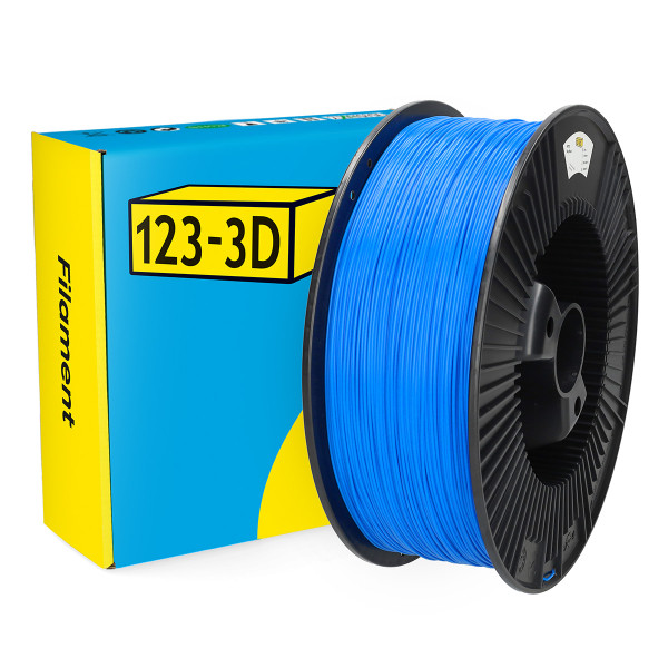 123-3D Filament PETG Hemelsblauw 1,75 mm 2,3 kg DHM00193 - 1