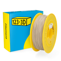 123-3D Filament PETG Mat Beige 1,75 mm 1 kg  DHM00250