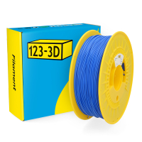 123-3D Filament PETG Mat Blauw 1,75 mm 1 kg DHM00247