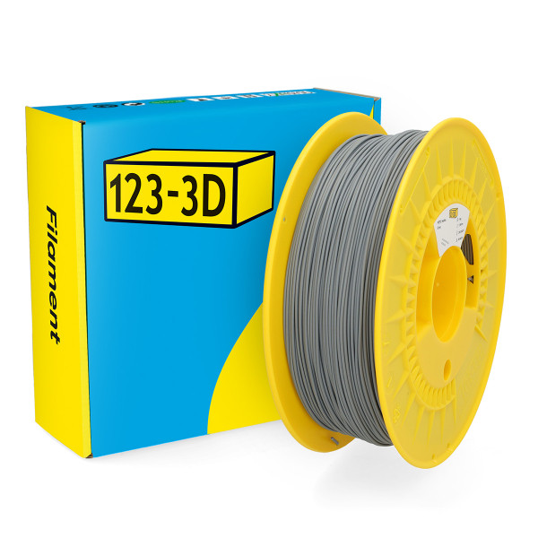 123-3D Filament PETG Mat Grijs 1,75 mm 1 kg DHM00248 - 1