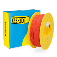 123-3D Filament PETG Mat Rood 1,75 mm 1 kg  DHM00246