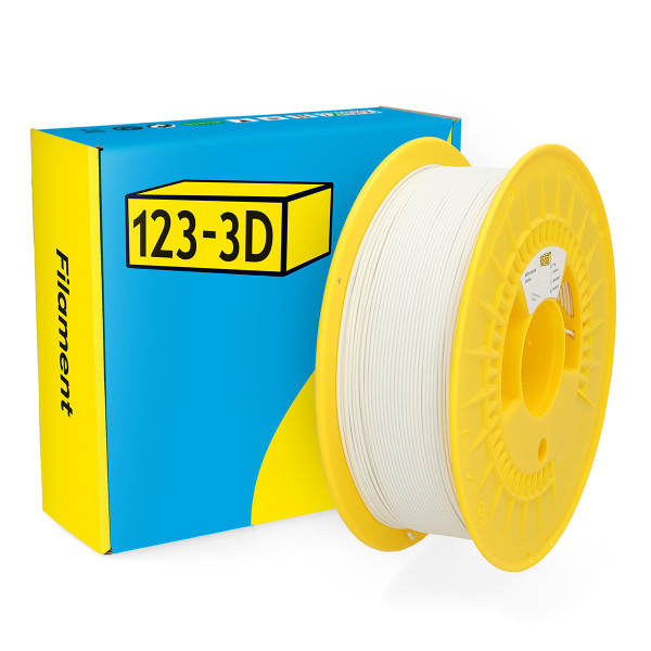 123-3D Filament PETG Mat Wit 1,75 mm 1 kg DHM00241 - 1