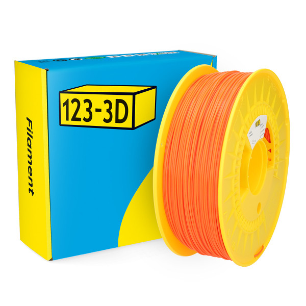 123-3D Filament PETG Oranje 1,75 mm 1 kg DHM00132 - 1