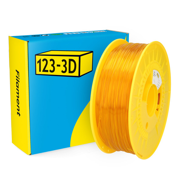 123-3D Filament PETG Transparent Geel 1,75 mm 1 kg DHM00136 - 1