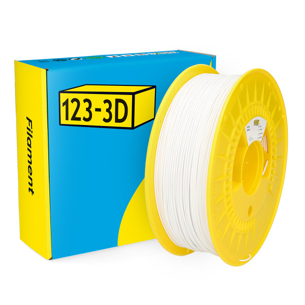 123-3D Filament PETG Wit 1,75 mm 1 kg DHM00129 - 1