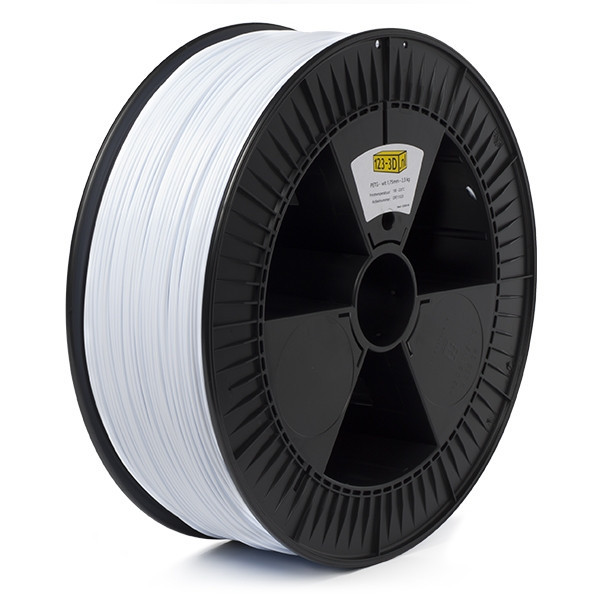 123-3D Filament PETG Wit 1,75 mm 2,3 kg DHM00191 - 1