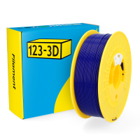 123-3D Filament PLA Donkerblauw 1,75 mm 1 kg DHM00005