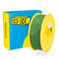 123-3D Filament PLA Glitter Groen 1,75 mm 1 kg DHM00060