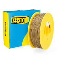 123-3D Filament PLA Goud 1,75 mm 1 kg DHM00012