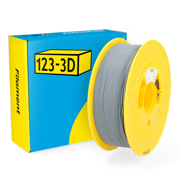 123-3D Filament PLA Grijs 1,75 mm 1 kg DHM00003 - 1