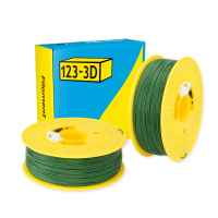 123-3D Filament PLA Groen 1,75 mm 2-pack 1 kg