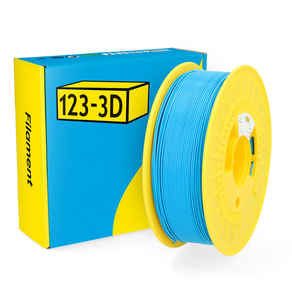 123-3D Filament PLA Hemelsblauw 1,75 mm 1 kg  DHM00013 - 1