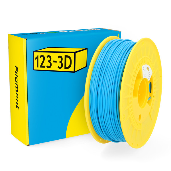 123-3D Filament PLA Hemelsblauw 2,85 mm 1 kg  DHM00035 - 1