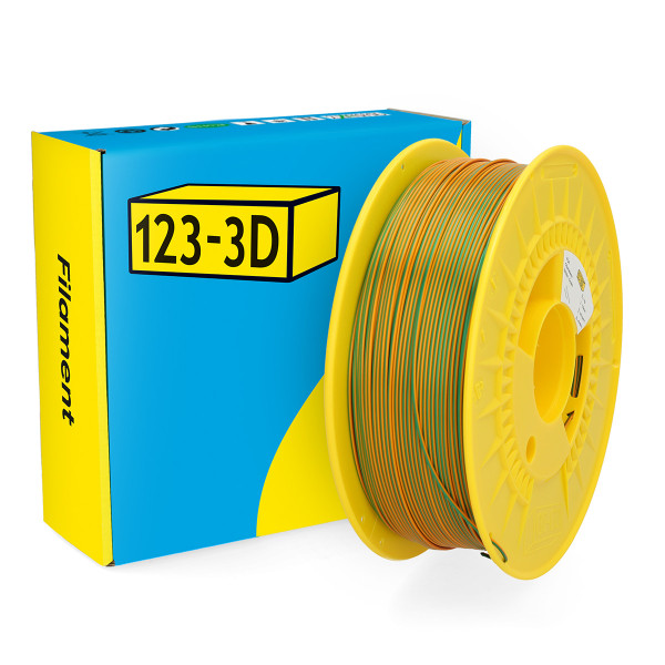 123-3D Filament PLA Kameleon Geel - Groen 1,75 mm 1 kg  DHM00261 - 1