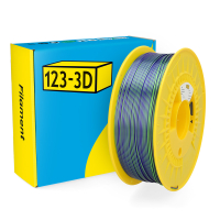 123-3D Filament PLA Kameleon Geelgroen - Paars 1,75 mm 1 kg  DHM00253