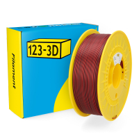 123-3D Filament PLA Kameleon Zwart - Rood 1,75 mm 1 kg  DHM00262