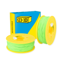 123-3D Filament PLA Limoen Groen 1,75 mm 2-pack 1 kg