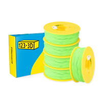 123-3D Filament PLA Limoen Groen 1,75 mm 5-pack 1 kg