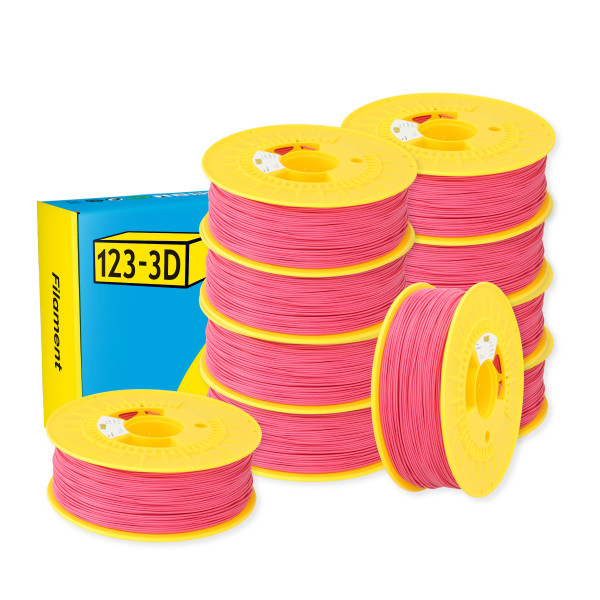 123-3D Filament PLA Magenta 1,75 mm 10-pack 1 kg DHM10069 - 1