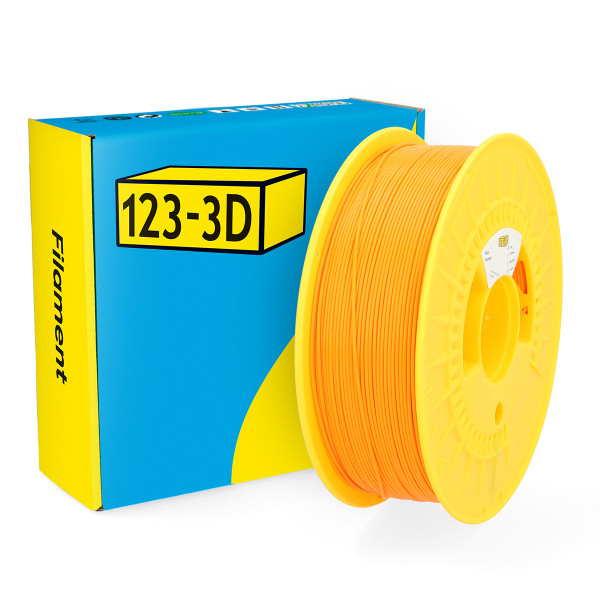 123-3D Filament PLA Oranje 1,75 mm 1 kg DHM00008 - 1
