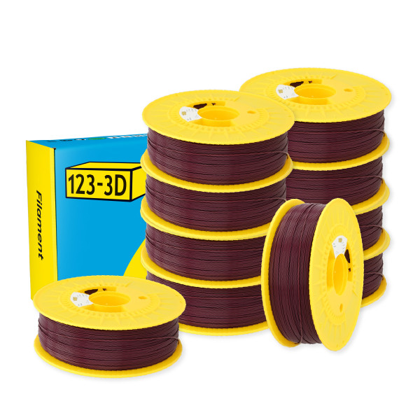 123-3D Filament PLA Paars 1,75 mm 10-pack 1 kg  DHM10035 - 1