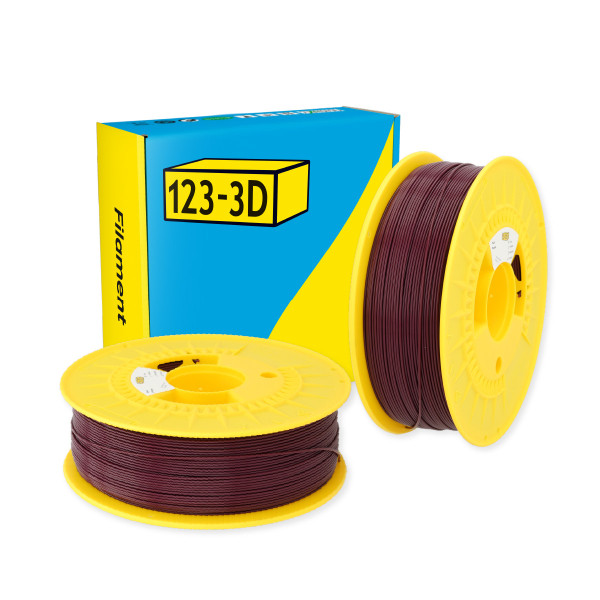 123-3D Filament PLA Paars 1,75 mm 2-pack 1 kg DHM10033 - 1